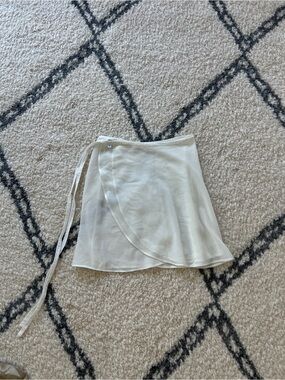 Women's Cream Wrap ballet Skirt